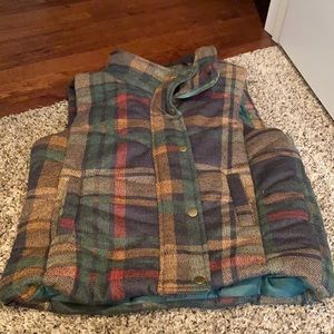 Women’s Large plaid Vest